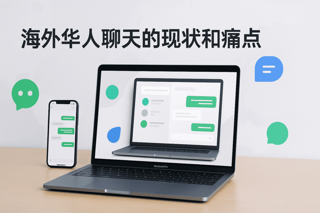 海外华人聊天的现状和痛点封面图 聊天软件