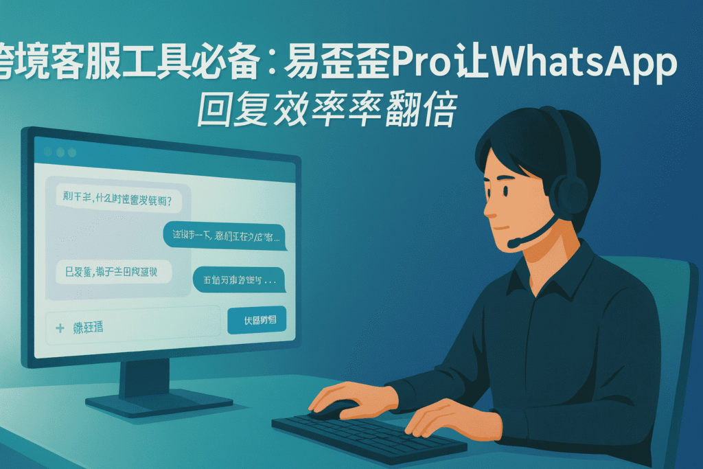 跨境客服工具必备 :易歪歪Pro让WhatsApp回复效率翻倍