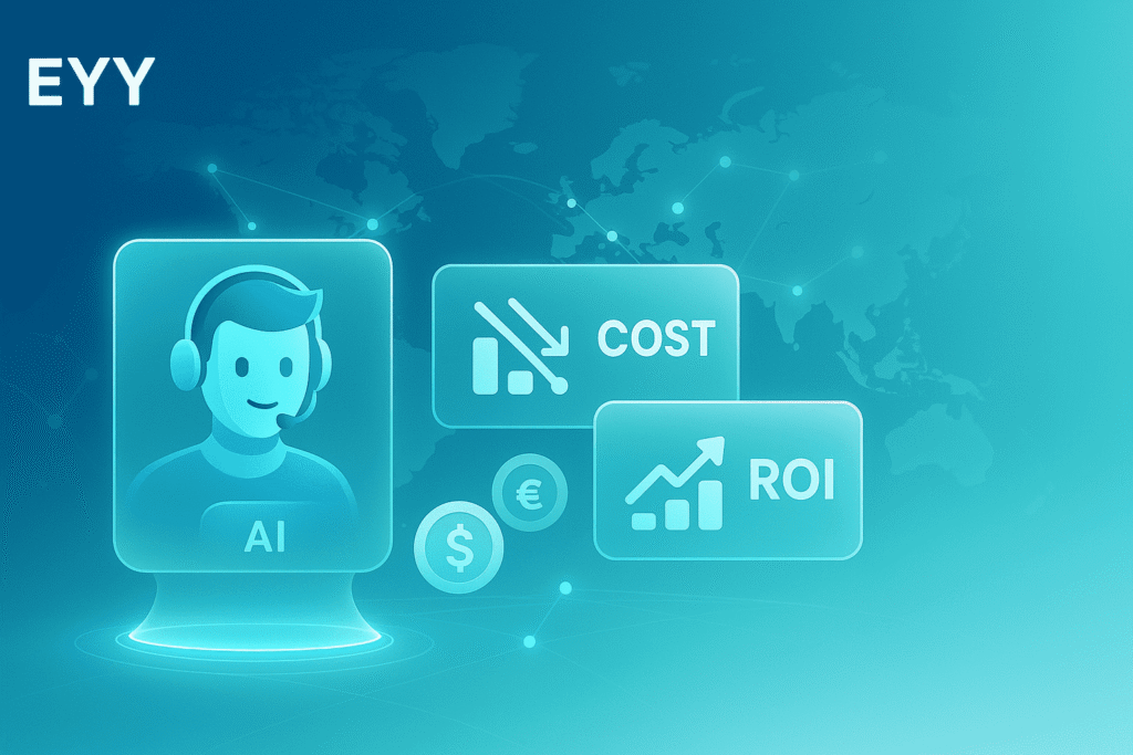 EYY 跨境电商客服成本优化与 ROI 提升图