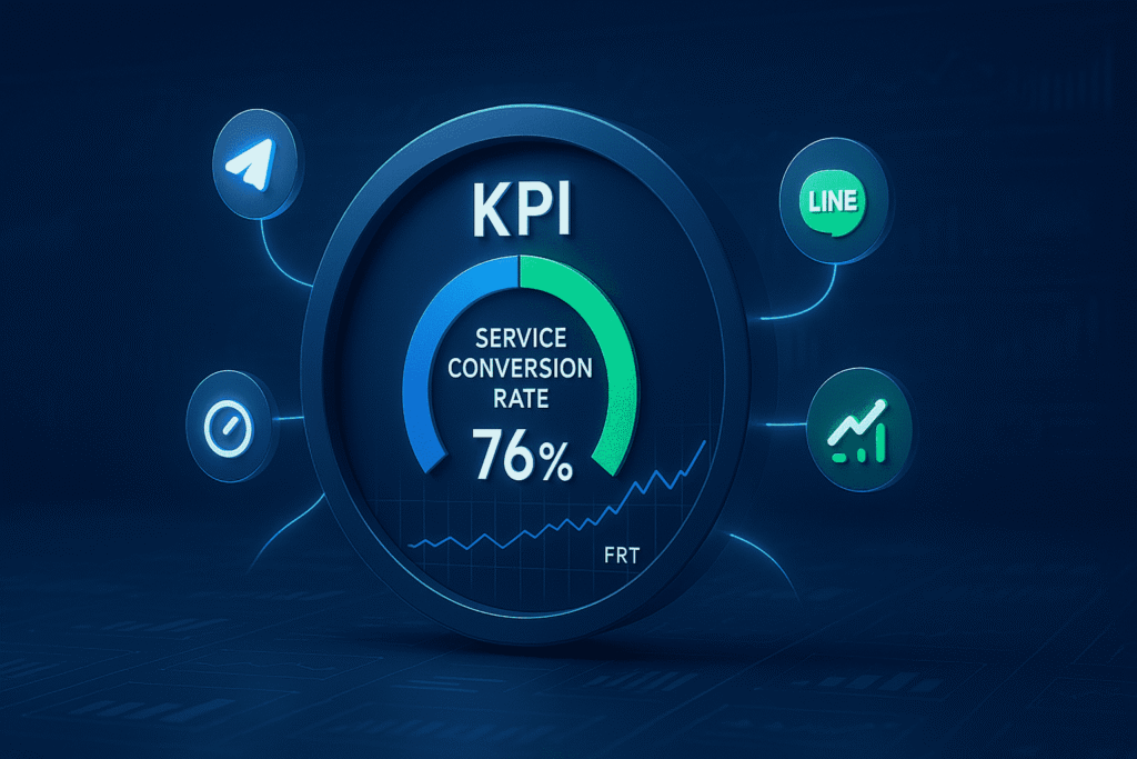 一张信息图,展示了使用易歪歪的自动化规则进行话术 A/B 增长实验,以提升客服转化率。